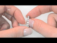 Eternity Ring Emily 18K White Gold Diamond 0.50ct G/Vs