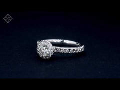 Alessandra Diamond Engagement Ring Platinum 1.10CT G/VS