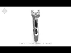 2 Carat Diamond Engagement Ring Grace Lab F/VS1 18K White Gold