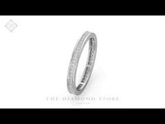 Eternity Ring Lauren Platinum Diamond 0.50ct H/Si