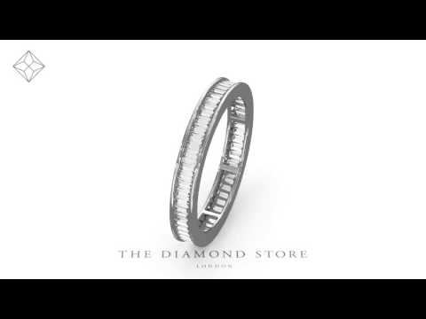 Eternity Ring Grace 18K White Gold Diamond 1.00ct H/Si
