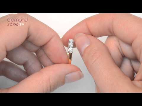 Chloe 18K Gold 3 Stone Diamond Ring 0.30CT G/VS