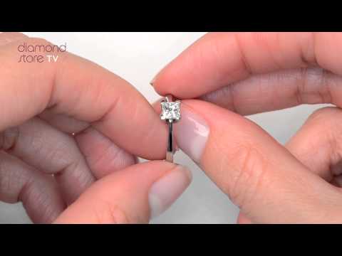 Certified Lauren Platinum Diamond Engagement Ring 0.50CT-F-G/VS