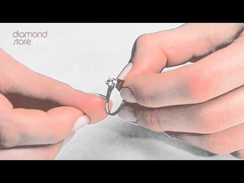 Engagement Ring Elysia 0.33ct Lab Diamond H/Si in Platinum
