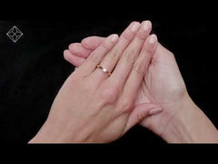 Naomi Lab Diamond Engagement Ring 0.15ct H/Si in 9K Gold