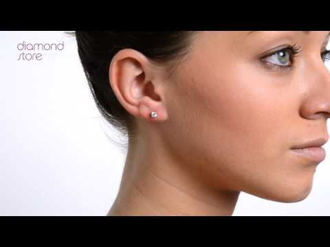Diamond Earrings 0.40CT Studs Premium Quality in 18K Gold 3.8mm