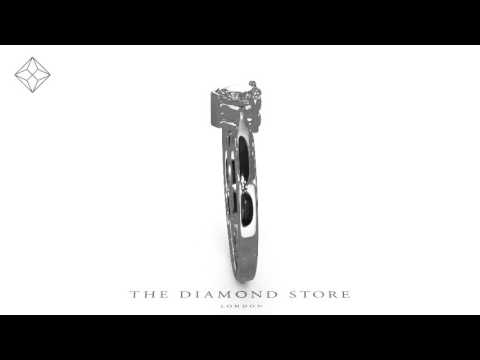 Certified Pear Shaped Platinum Diamond Engagement Ring 0.25CT-G/Vs