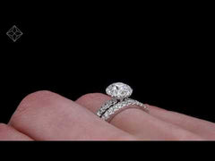 Alessandra GIA Diamond Engagement Ring Platinum 1.60CT G/VS2