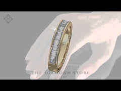 GRACE 18K Gold Diamond ETERNITY RING 1.00CT H/SI
