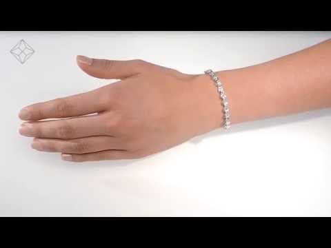 0.19ct Diamond and 18K Gold Vermeil Twist Bracelet