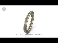 Eternity Ring Lauren 18K Gold Diamond 0.50ct H/Si