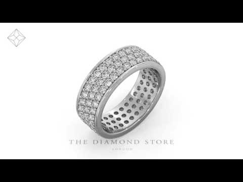 Eternity Ring Tia Platinum Diamond 2.00ct H/Si