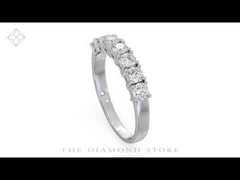 Chloe Platinum 7 Stone Diamond Eternity Ring 1.00CT G/VS