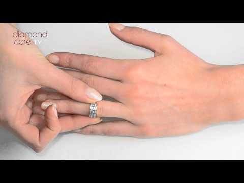 Eternity Ring Baguette Diamond 0.22ct in 9K White Gold