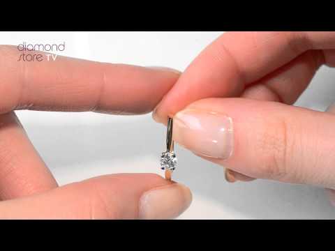 Engagement Ring Grace 0.25ct Lab Diamond H/Si in 18K Gold