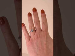 2 Carat Diamond Engagement Ring Grace Lab F/VS1 18K White Gold