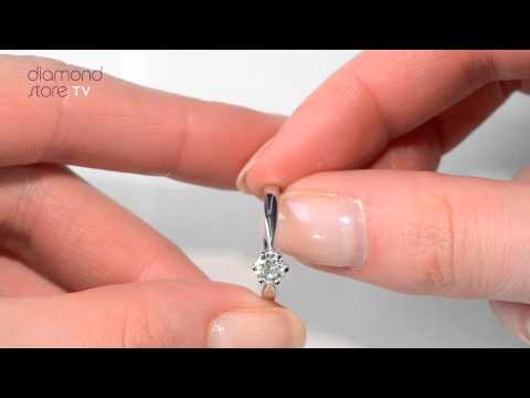 Certified 0.50CT Chloe High Platinum Engagement Ring G/SI1