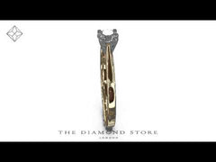 Engagement Ring Certified Elysia 18K Gold Diamond 0.50CT