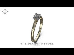 Engagement Ring Grace 0.33ct Lab Diamond G/Vs in 18K Gold