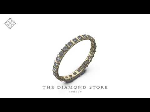 Eternity Ring Hannah 18K Gold Diamond 1.00ct H/Si