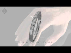 OLIVIA PLATINUM Diamond ETERNITY RING 0.50CT H/SI