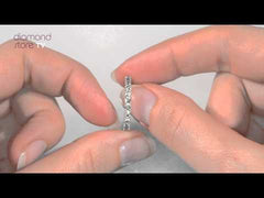 Twilight Lab Diamond Half Eternity Ring 0.30ct in 9K White Gold