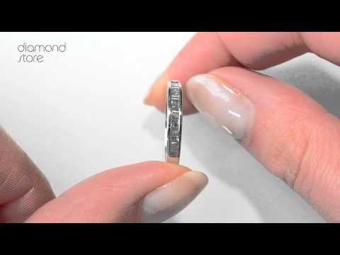 Grace Half Eternity Ring 0.33CT Diamond 9K White Gold