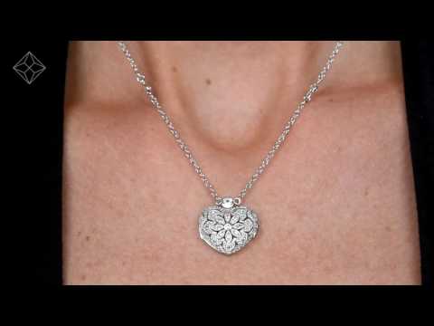 Peridot August Birthstone Vintage Locket Necklace With Topaz in Silver