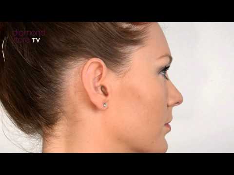 Blue Topaz 4mm 9K Yellow Gold Stud Earrings