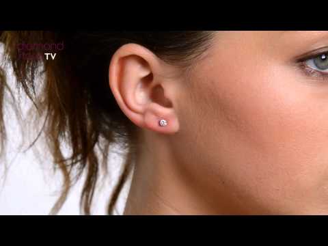 Diamond Stud Earrings 3.4mm 18K Gold - 0.30CT - Premium