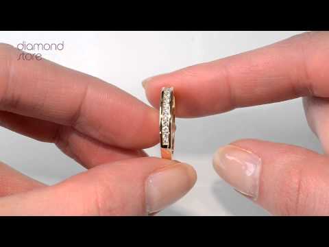 Rae 18K Gold Diamond Half Band Eternity Ring 0.25CT G/VS