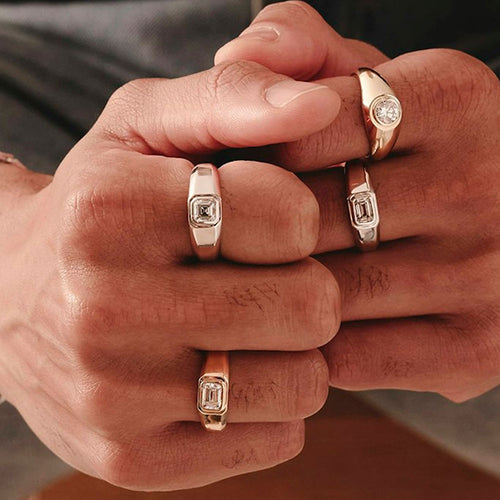 rings carousel signet