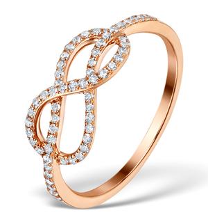 Vivara Collection 0.31ct Diamond 9K Rose Gold Ring E5958